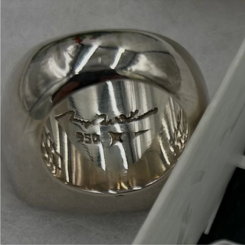 Chrome hearts, 950 sterling silver ring size 7. Unisex.